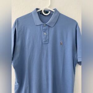 Polo by Ralph Lauren Men's Light Blue Polo Shirt